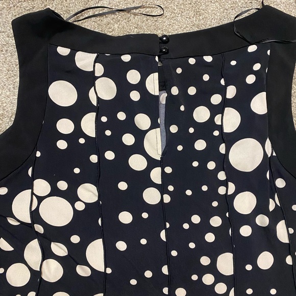 Sandra Darren Dress - Black and Cream Polka Dots - Picture 5 of 5
